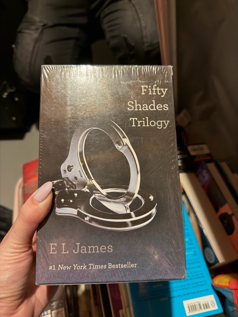 Fifty Shades Trilogy by E L James - Black Cover